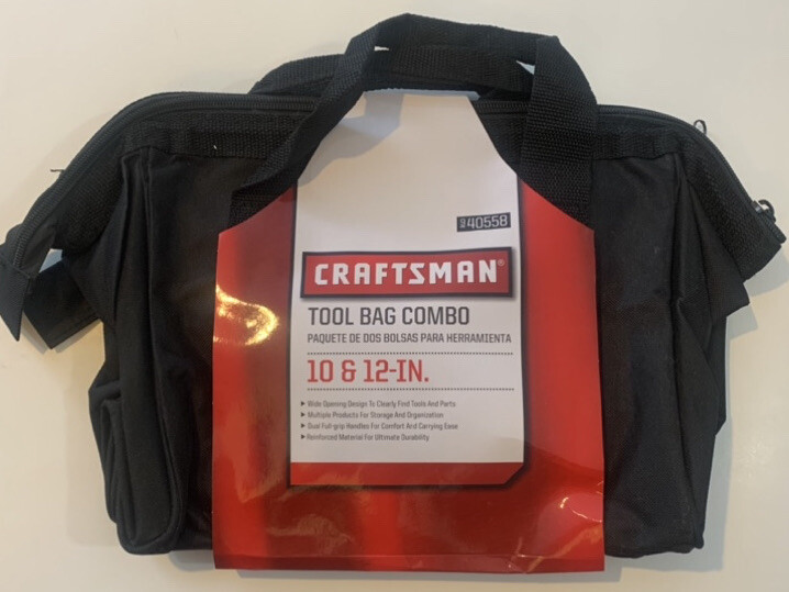 Craftsman 10″ and 12″ Tool Bag Combo Set – Part # 40558