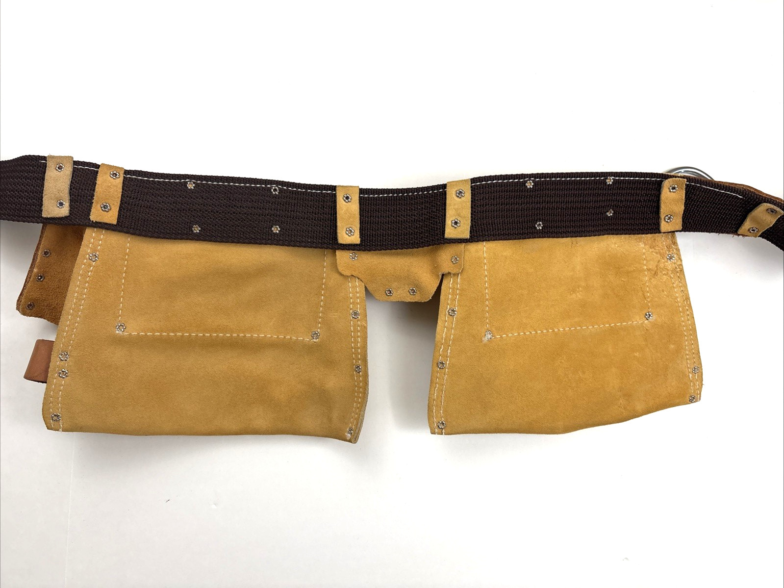 Carpenter LEATHER TOOL BELT/POUCH Custom Leathercraft CLC H427X Barely Used EUC
