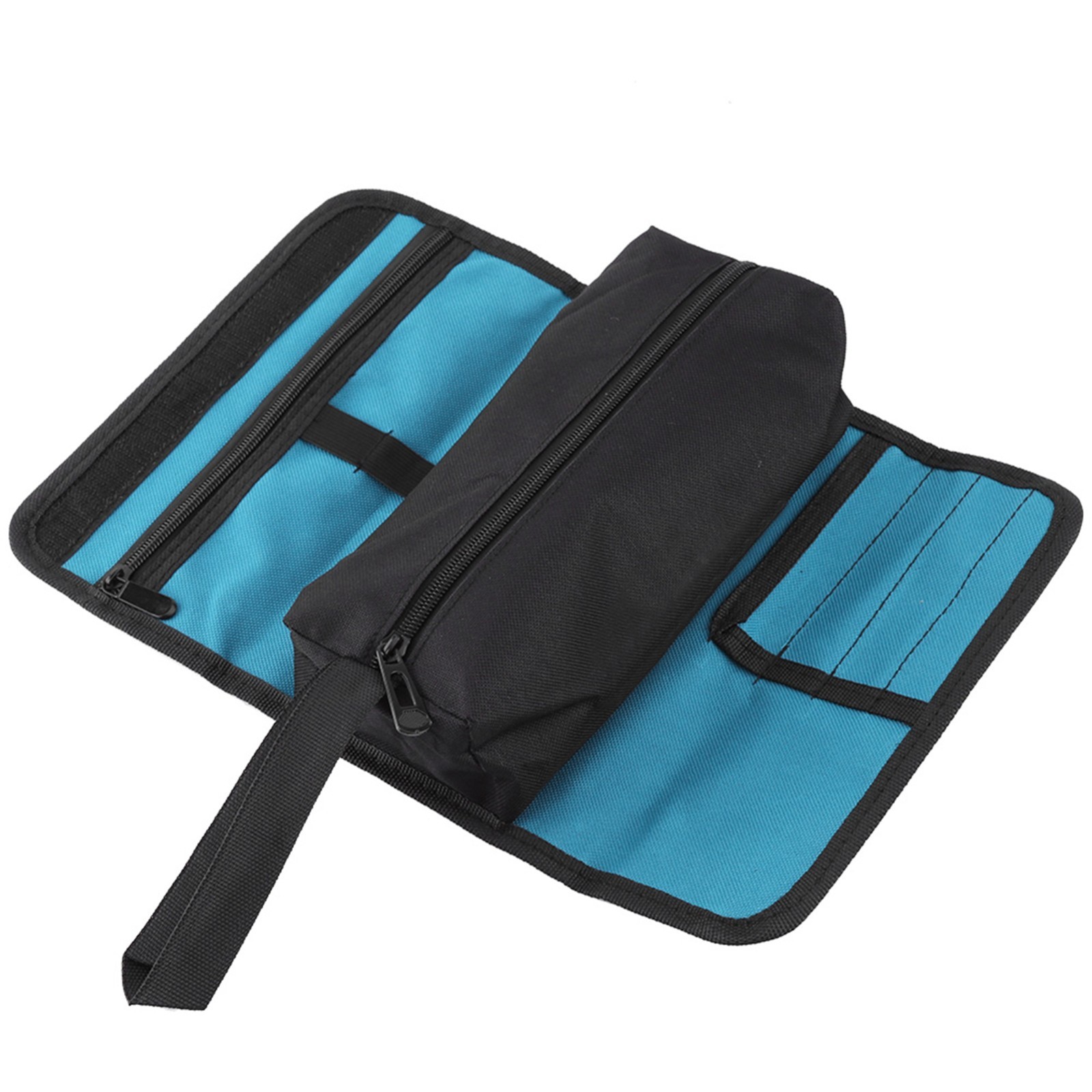 Foldable Electrician Tool Roll Bag Multi-Pocket Portable Hardware Storage Bag