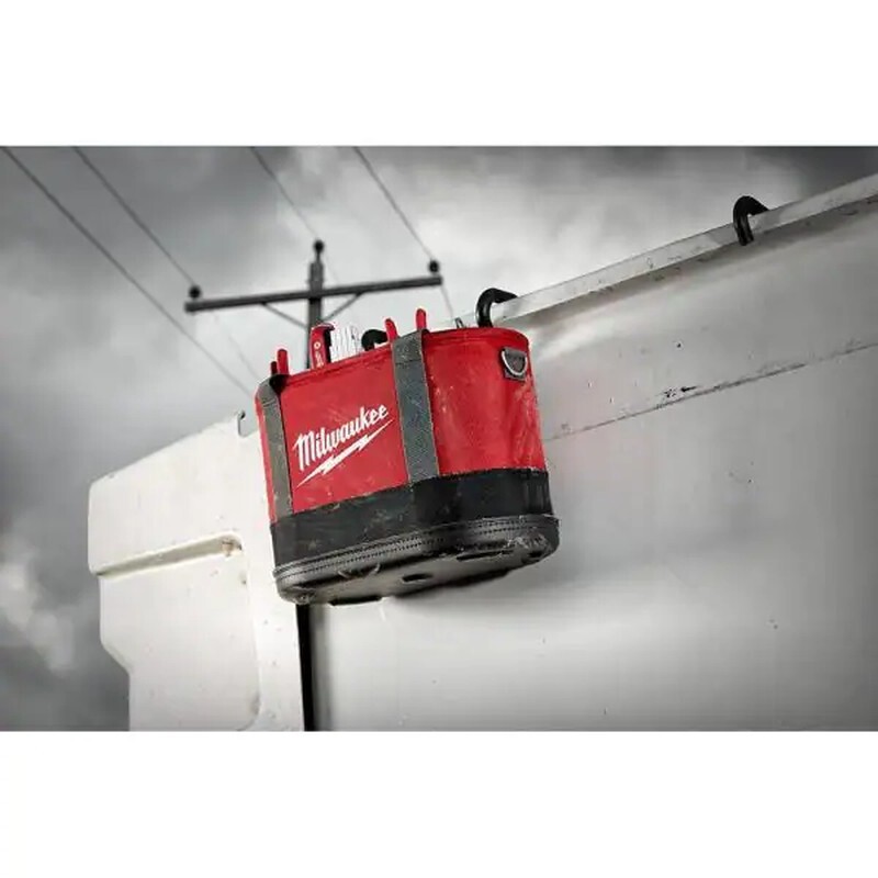 Milwaukee Oval Tool Bag Aerial Water Resistant 14.5 In.