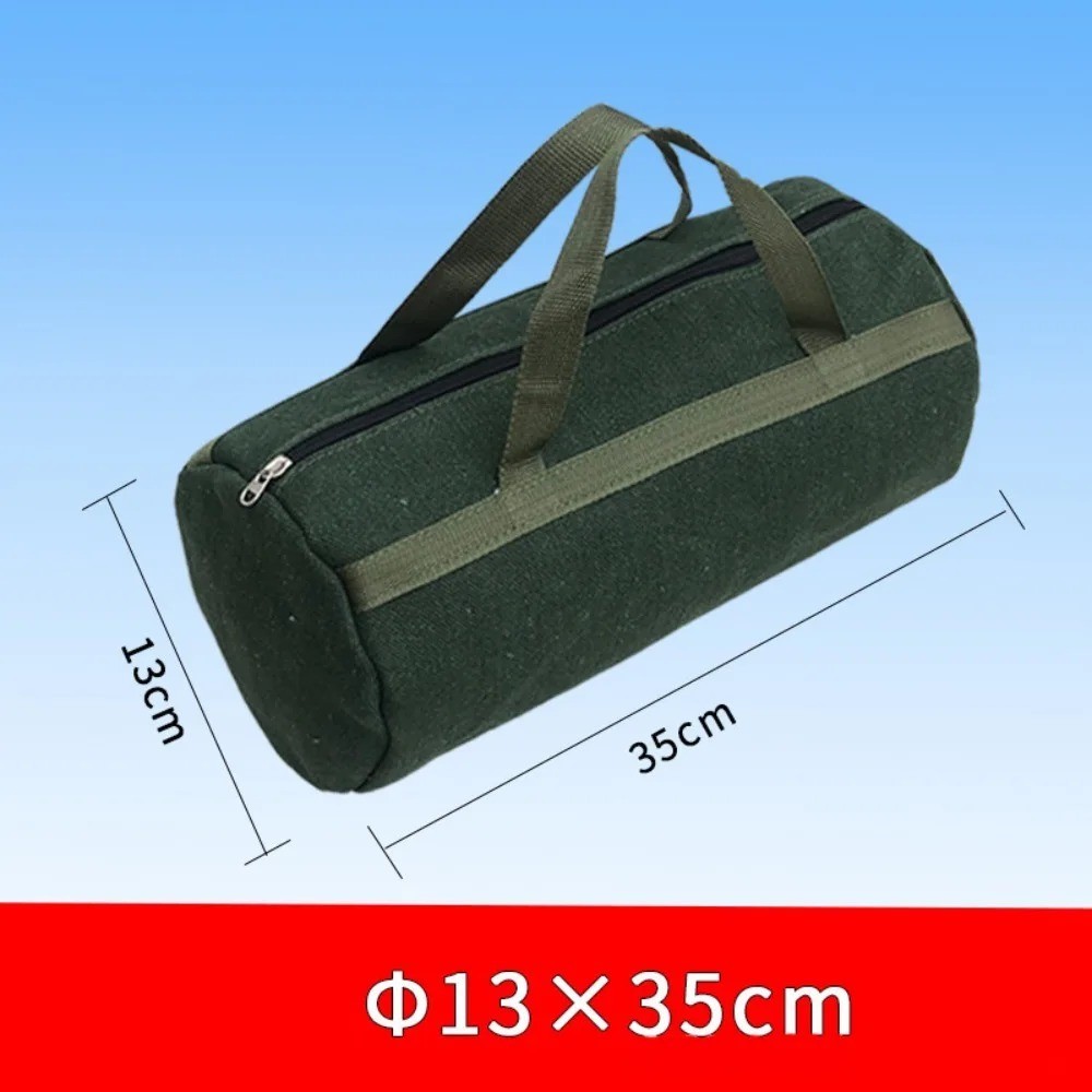 Heavy Duty Canvas Tool Storage Bag Portable Hardware Organizer Large Capacity