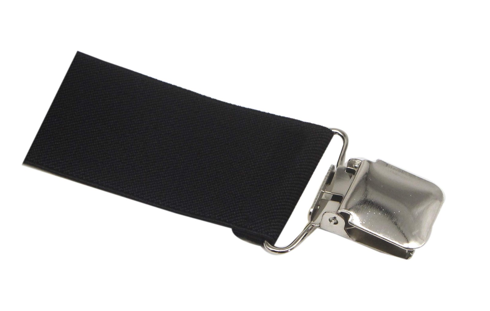Doloise Men’s Suspenders X Back 2 Inches Wide with Extra One Size, Black