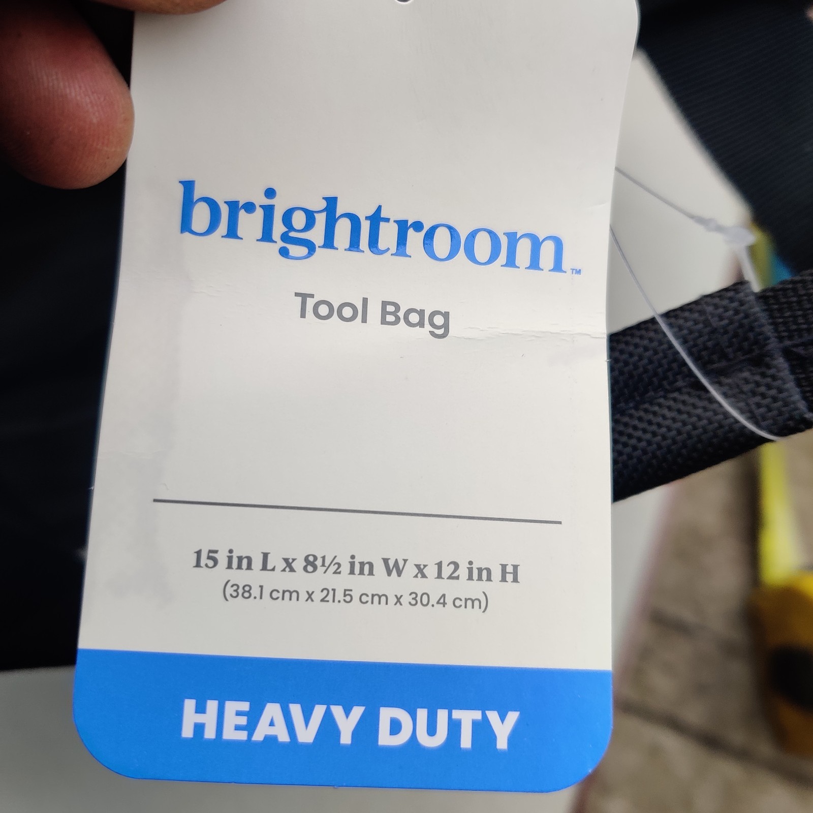15″ 35 Pocket Heavy Duty Tool Bag – Brightroom: Utility Storage, Black,