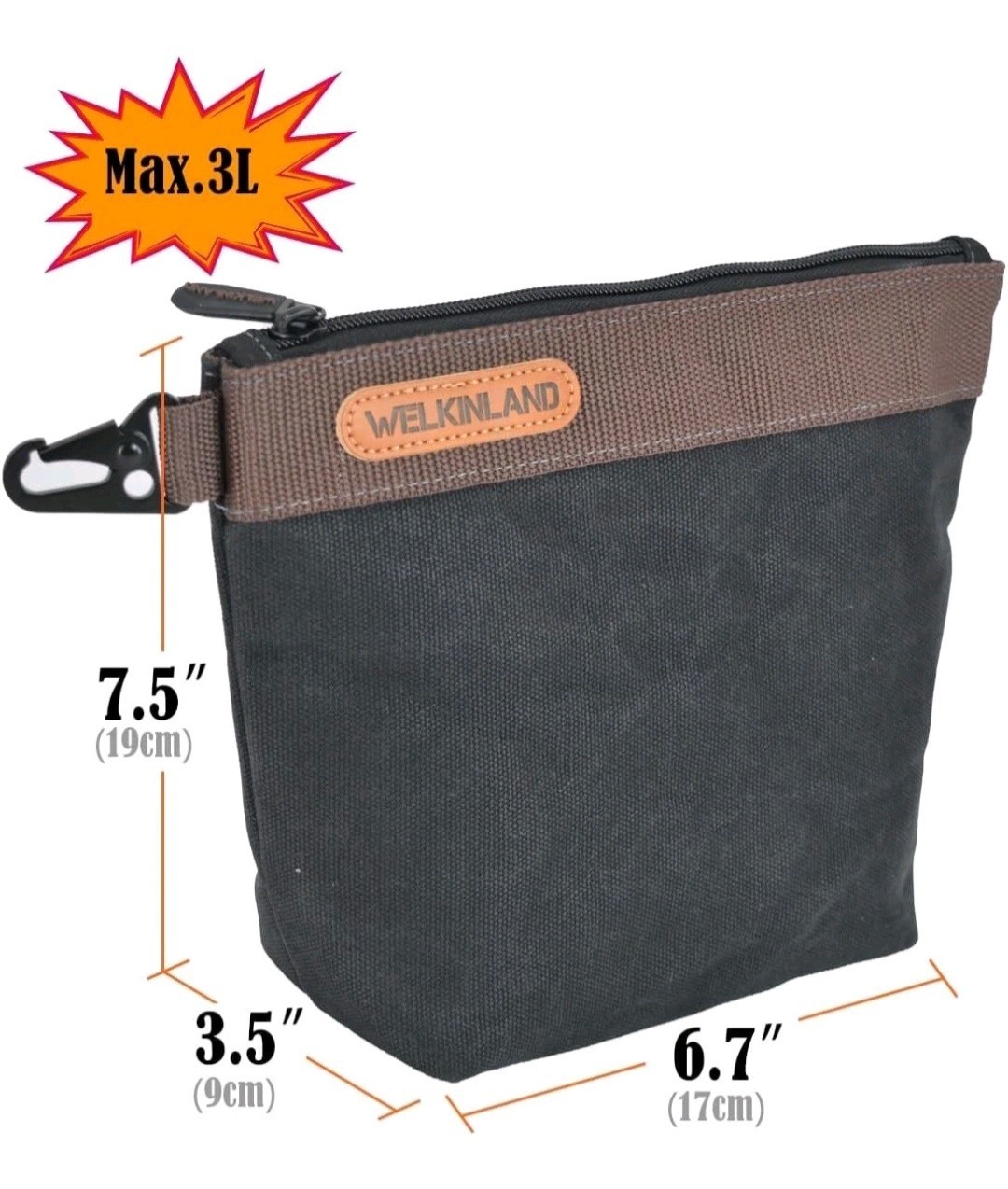 Welkinland Waxed Canvas Tool Pouch 4 PCS Set, Brand New Sealed*