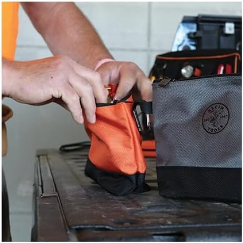 55470 Utility Bag, Stand-Up Zipper Tool Bags, Tough 1680d Ballistic Weave, Re…