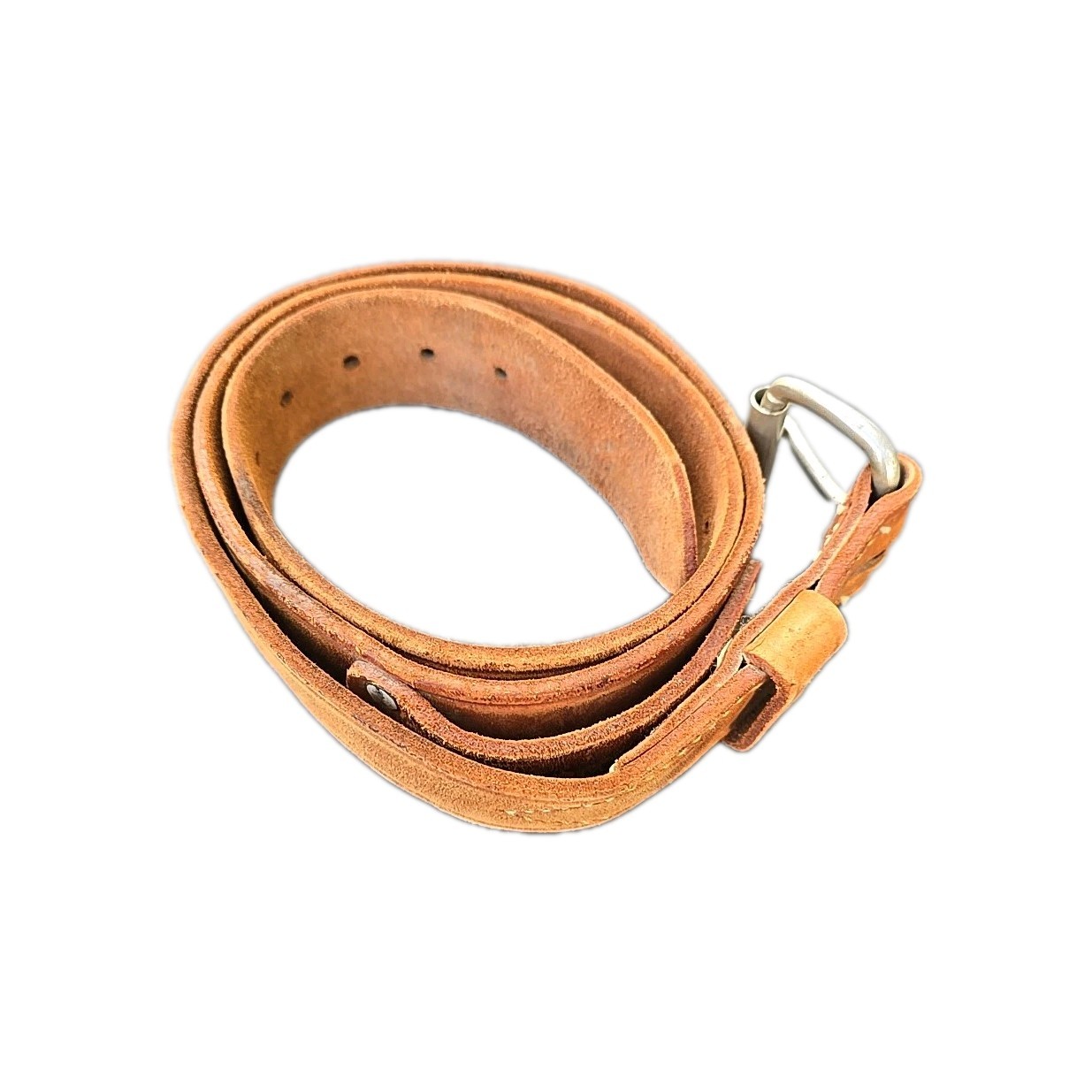 Vintage W. M. Bashlin Co. Linesman Tool Belt, #628-46 100% Distressed Leather