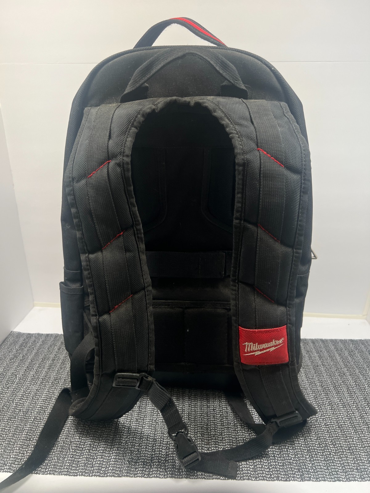 Milwaukee Tools Denier Ballistic Jobsite Backpack Black Water Resistant Work