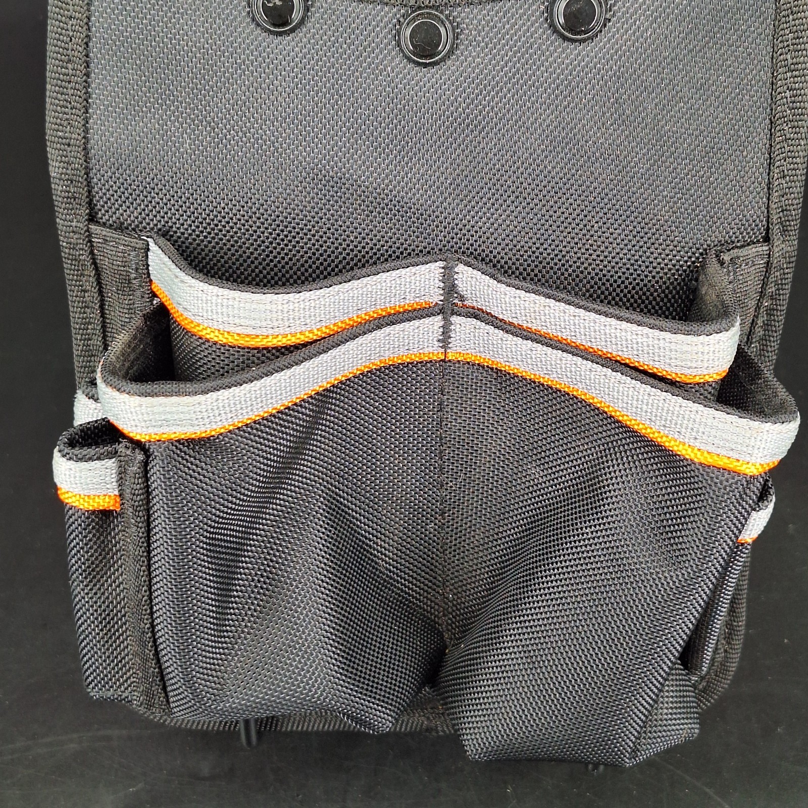 Klein Tools Tradesman Pro Modular Piping Pouch with a quick-release belt clip