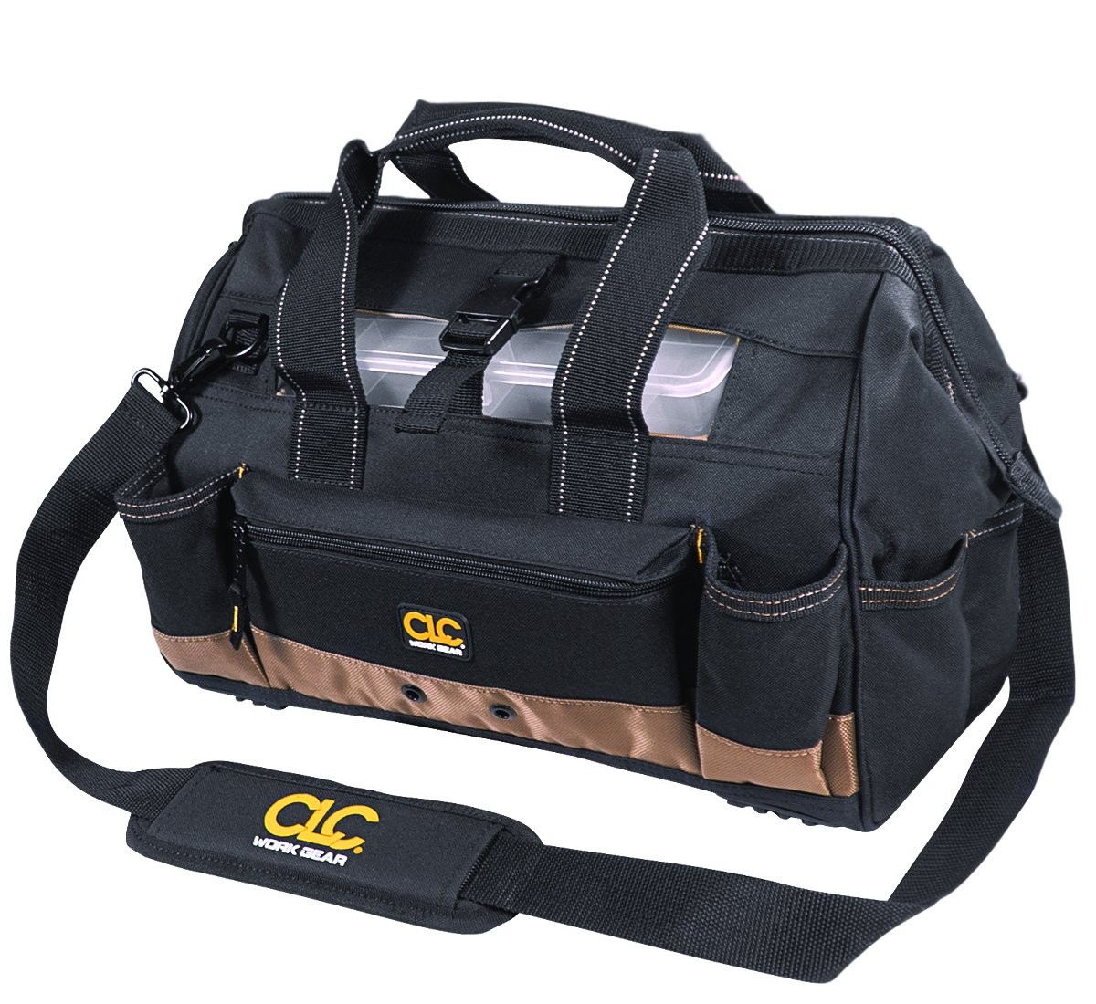 CLC Custom Leathercraft 1534 16 in. Tote Bag with Plastic Tray, 23 Pocket