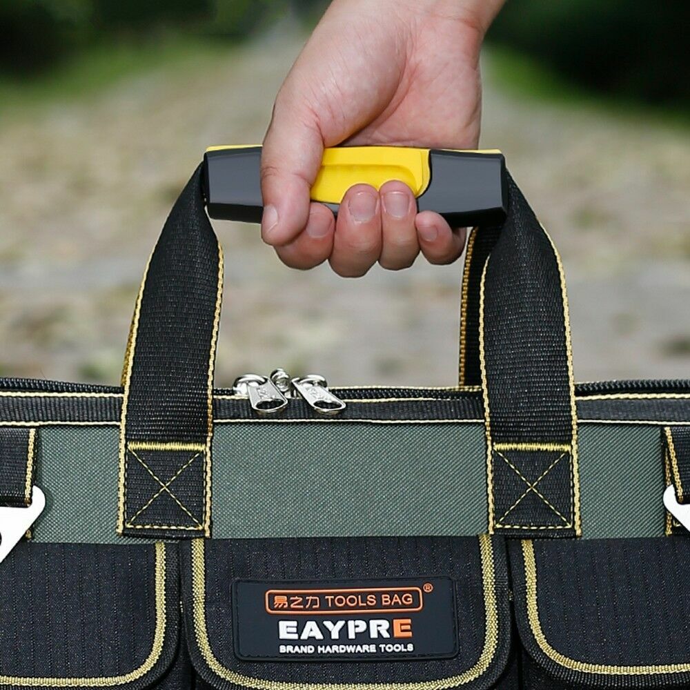 New Tool Bags 13″ 16″ 18″ 20″ 1680D Oxford Cloth Electrician Bag Top Wide Mouth