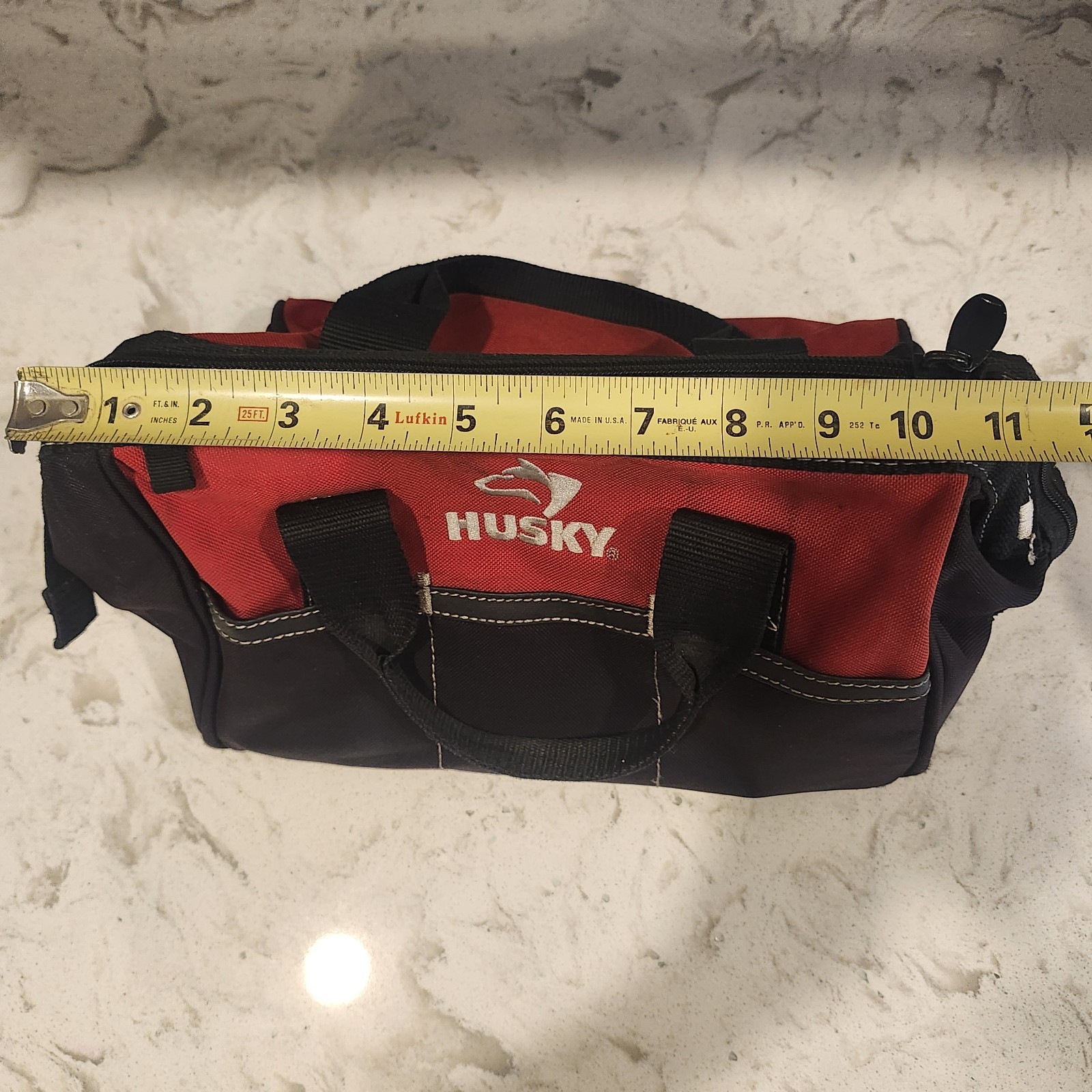 Husky • Home Depot – 11 in SMALL TOOL BAG with Zipper – Pre Owned