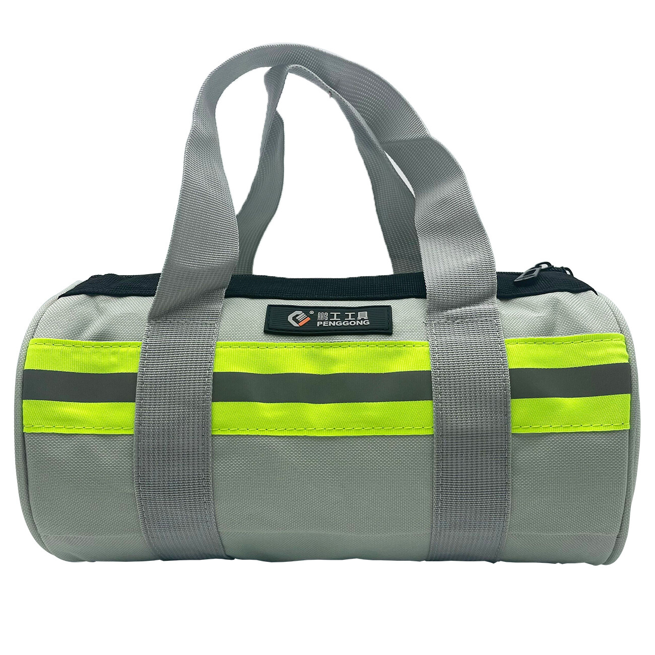 Heavy Duty Canvas Tool Bag with Metal Zippers Muti-Purpose for Home DIY Portable