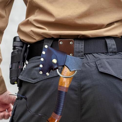 Hammer Holder for Tool Belt-Hammer Holster-Compatible with CroquetBrown