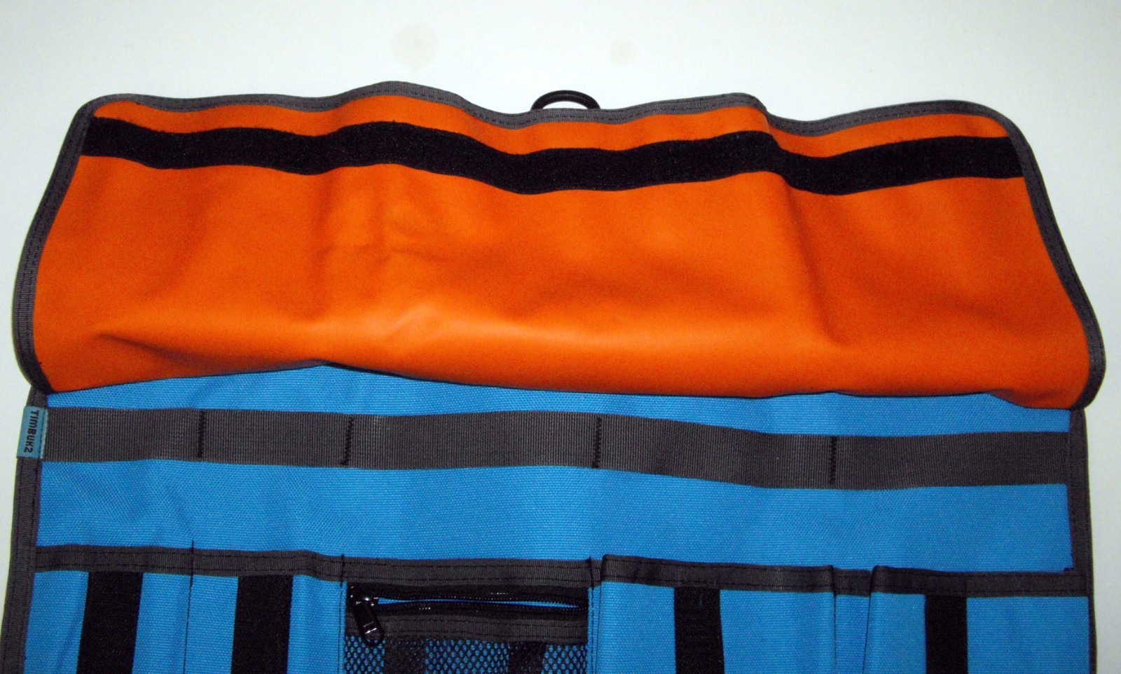 RARE Timbuk2 HOT DOG Sturdy Tool Wrap Orange Cycling Travel Portable Rugged Bag
