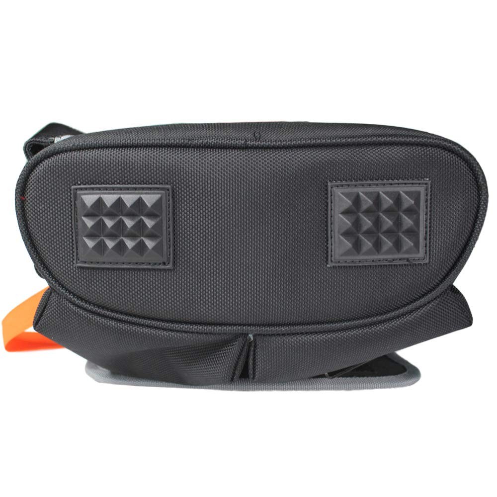 MELOTOUGH Electrician Tool Pouch Bag with 10″L x 3.35″W x 12.6″H, Black