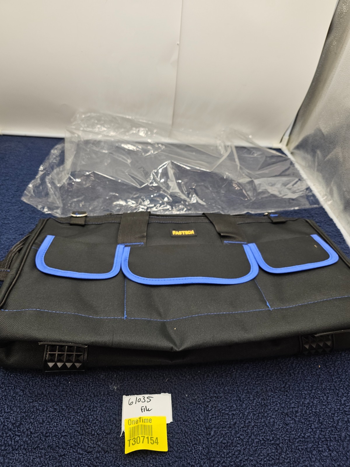 Fastech 20 Inch Tool Bag, Waterproof Wide Mouth Heavy Duty Tool Bag