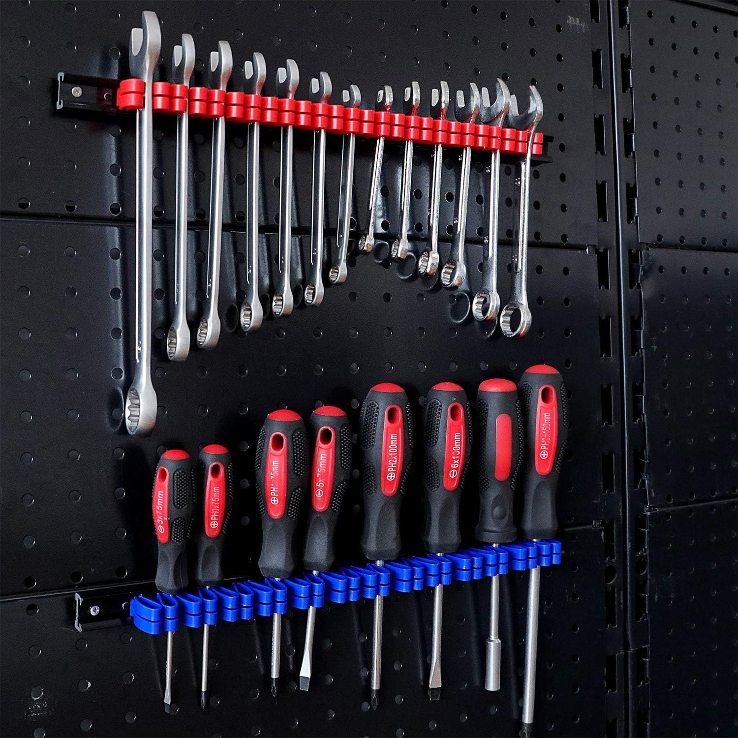 4 pcs Screwdriver Organizer and Wrench Organizer, Hand Tool Holder, Plastic R…