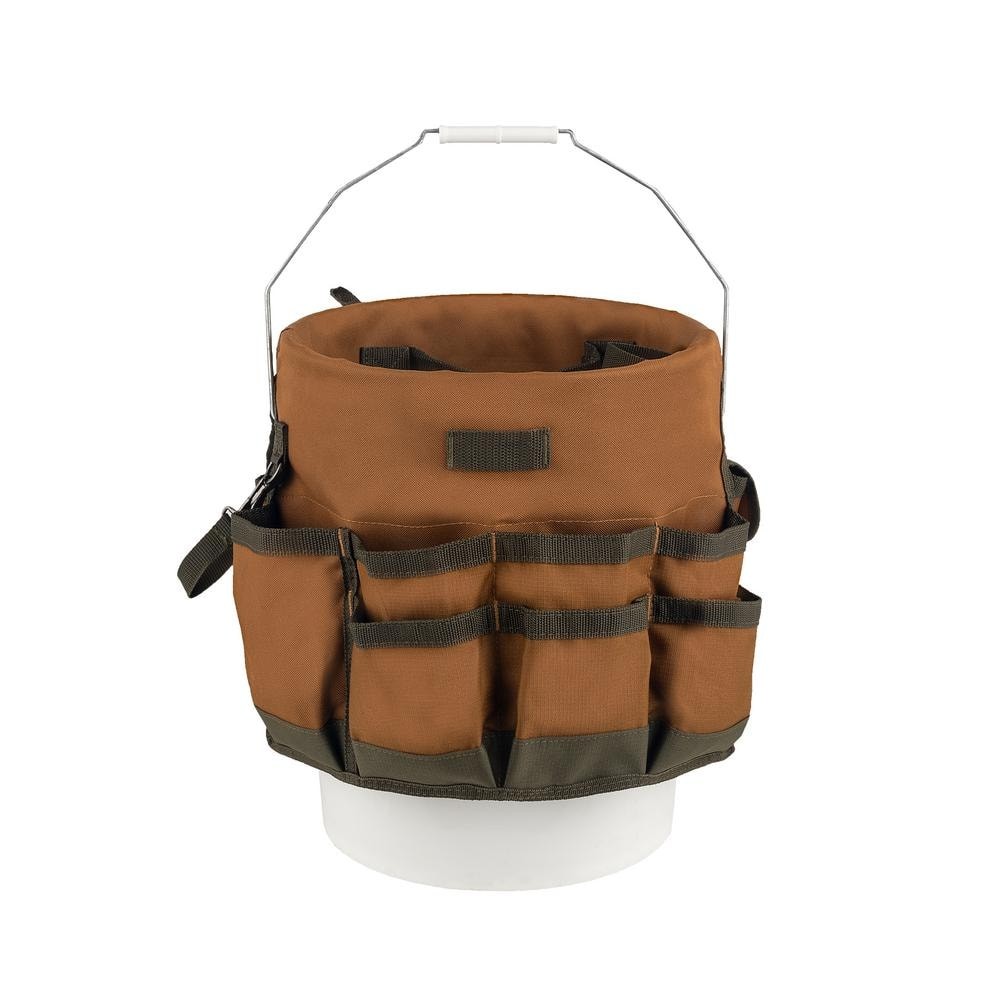 5 Gallon Bucket Tool Organizer Bag 30 Pocket Heavy Duty Tool Storage Caddy