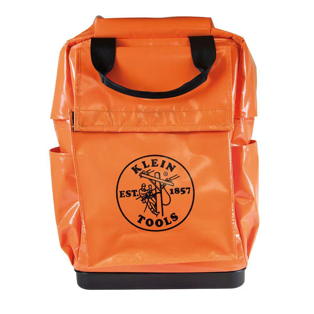 Tool Bag Backpack, 18-Inch, Orange