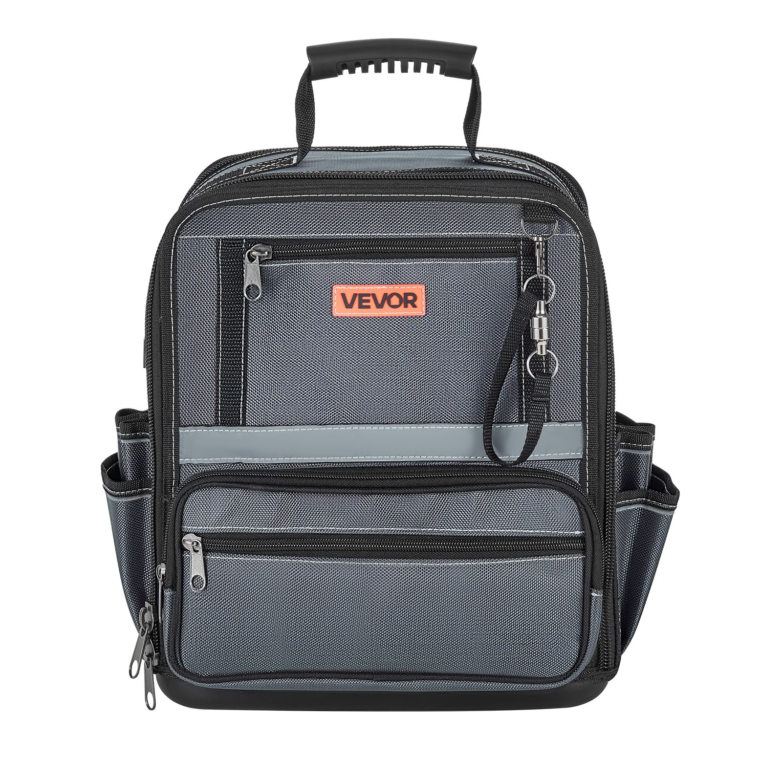 VEVOR Tool Bag 13.2 Inch 34-Pocket Portable Large Tool Box Organizer with Base