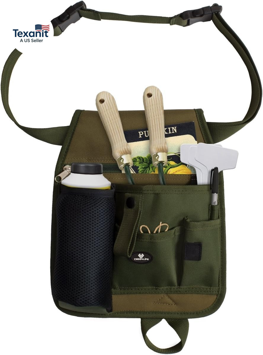 Handy Organizer Garden Tool Pouch – Unisex Utility Belt Apron for Gardening Gift