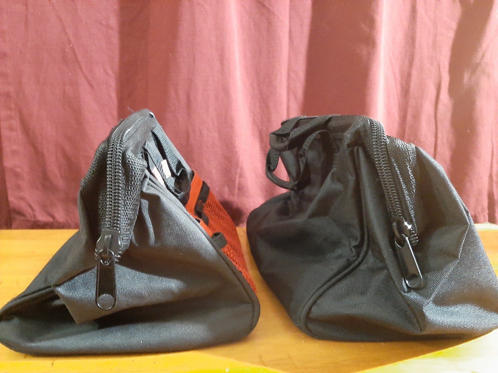 Lot of 2 Craftsman 13″ Tool Canvas Carry Tote Bag with Zipper Red and Black NWOT