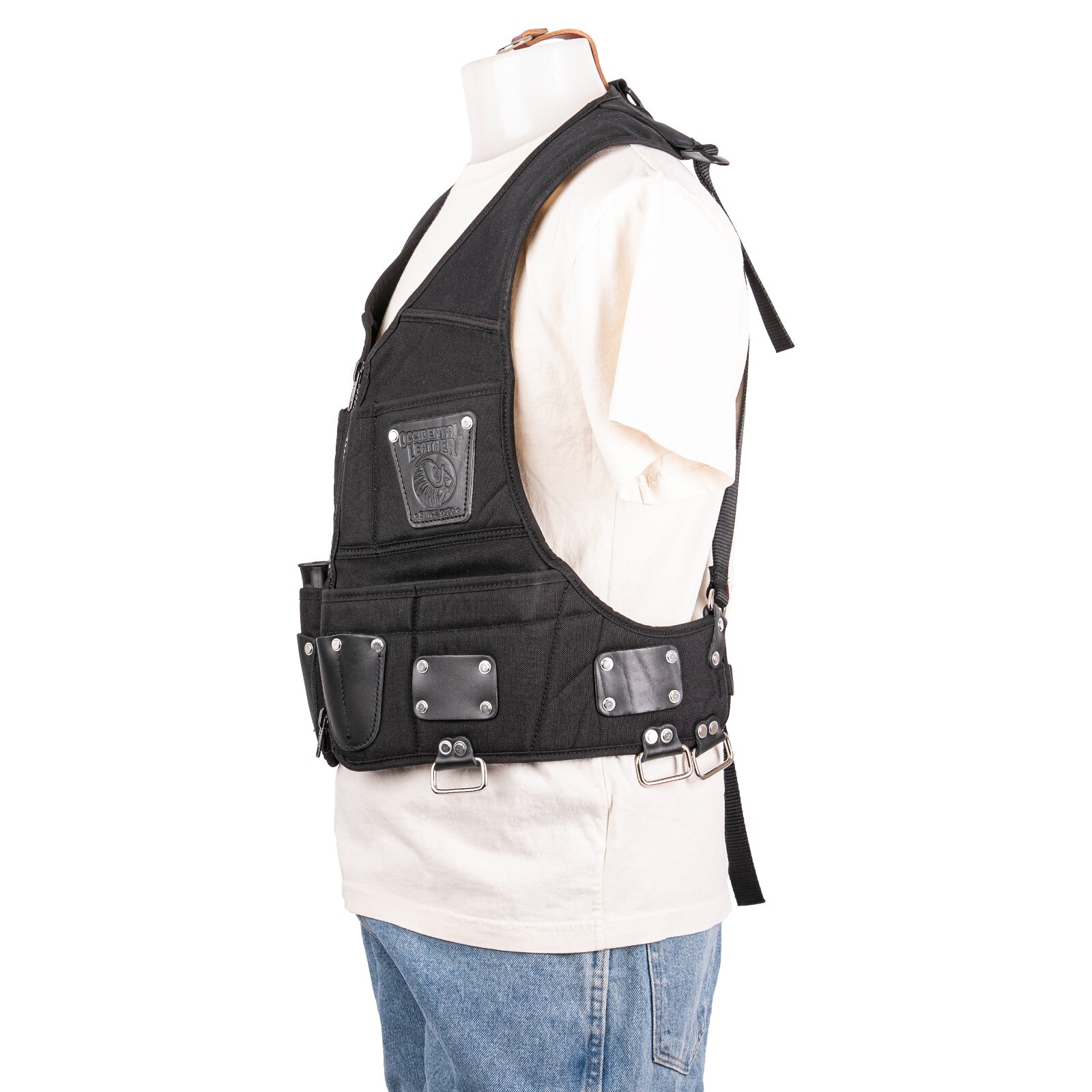 Occidental Leather 2536 Standard Size Builders’ Zip Vest Tool Carrying System