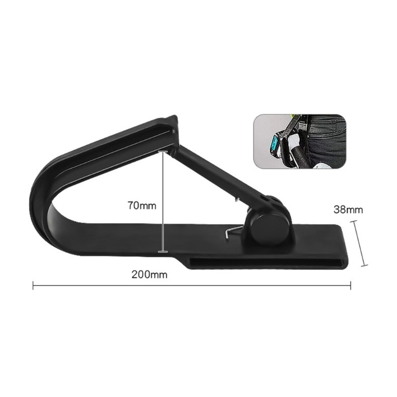 Portable Tool Belt Hooks Impact Driver Drill Wrench Storage Holder Metal Belt