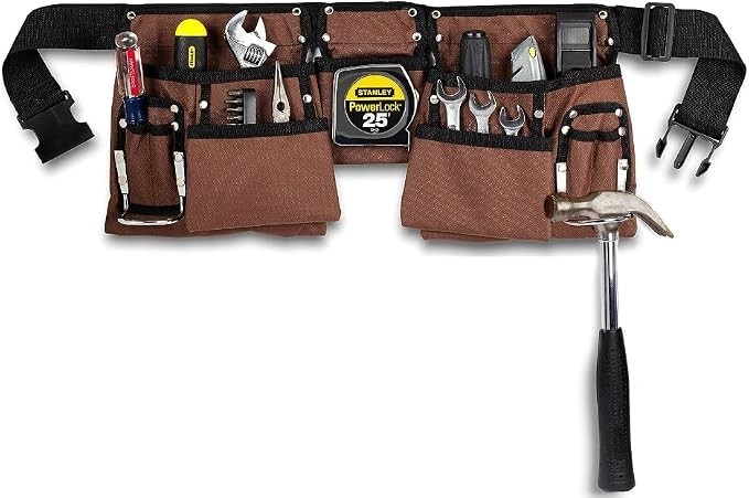 JACKSON PALMER Professional Tool Belt (Tan & Green)