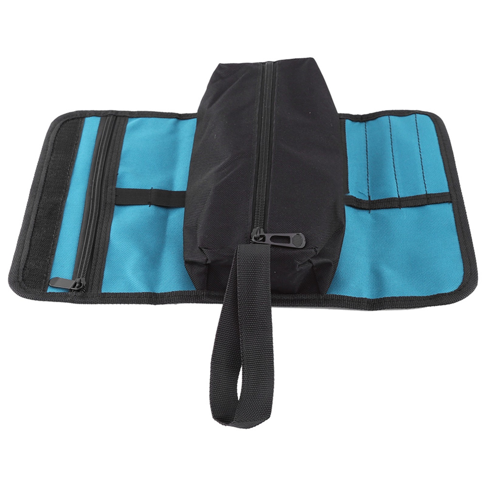 Foldable Electrician Tool Roll Bag Multi-Pocket Portable Hardware Storage Bag