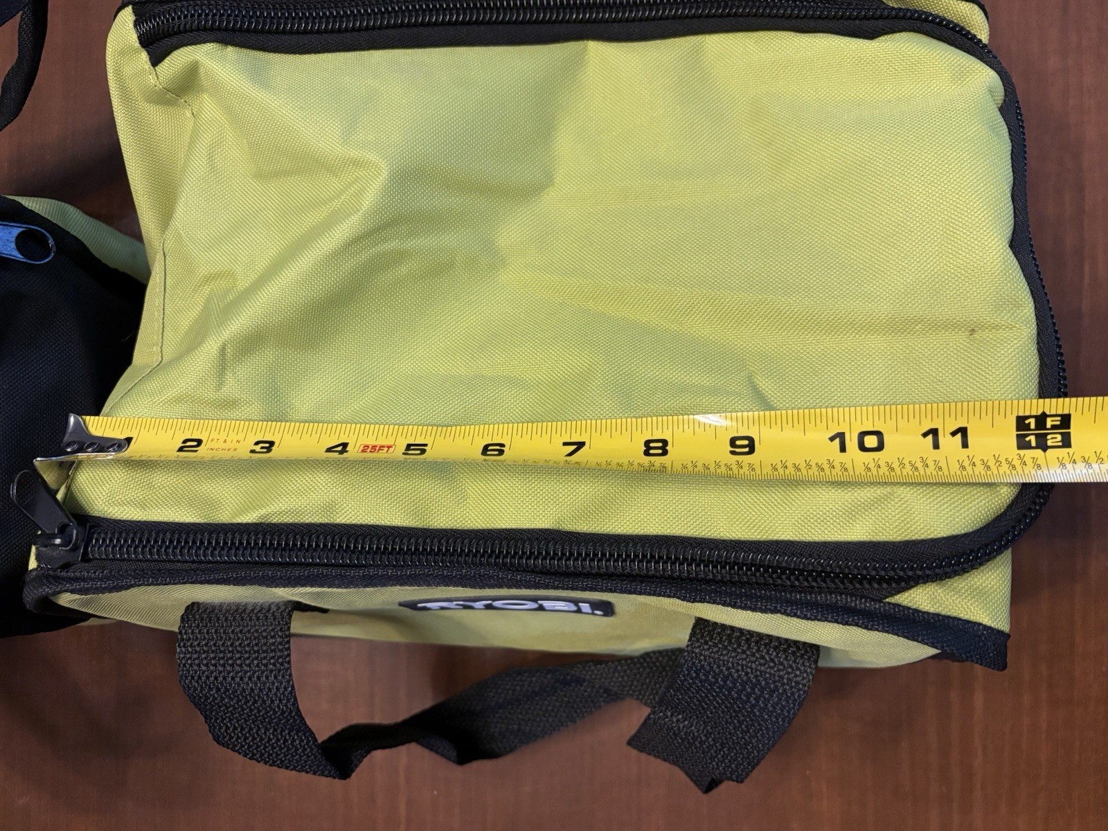 Ryobi Fabric Tool Bags Empty Lot Of 2 Green With Handles Storage Containers