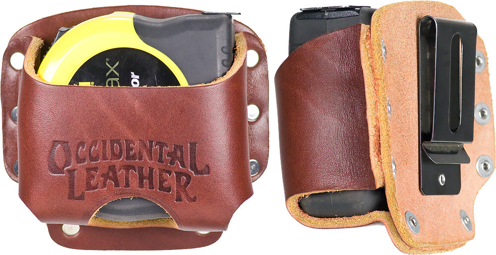 Occidental Leather 5046 Clip-On Tape Measure Holster Up to 35′ Stanley Fat Max