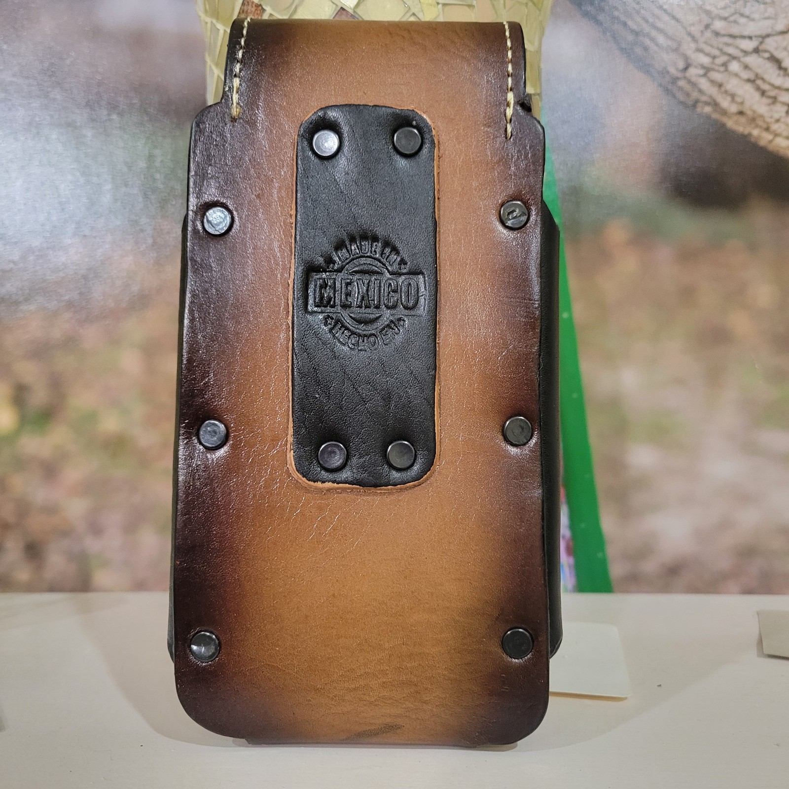 Horse Western Leather Phone Holstor LARGE 7×3.75 » Handcrafted in Mexico Snap