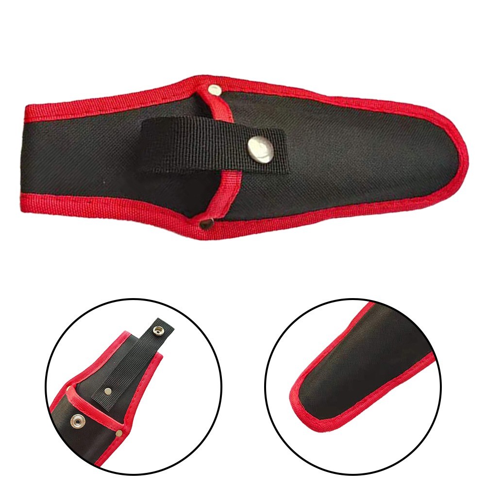 Garden Pruner Sheath 1PC 23x9cm/9.06×3.54inch Accessories Adjustable Black