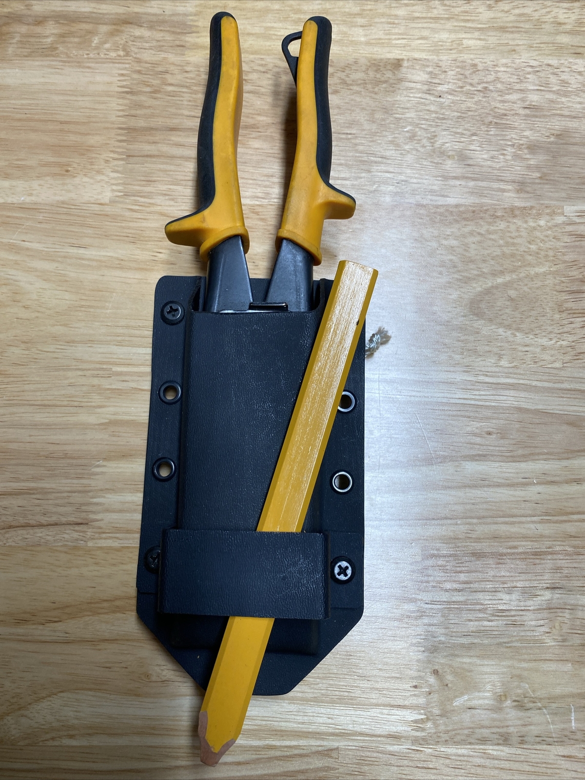 Tape Measure Holder with Utility Knife Pouch, Holds dozens of Items!