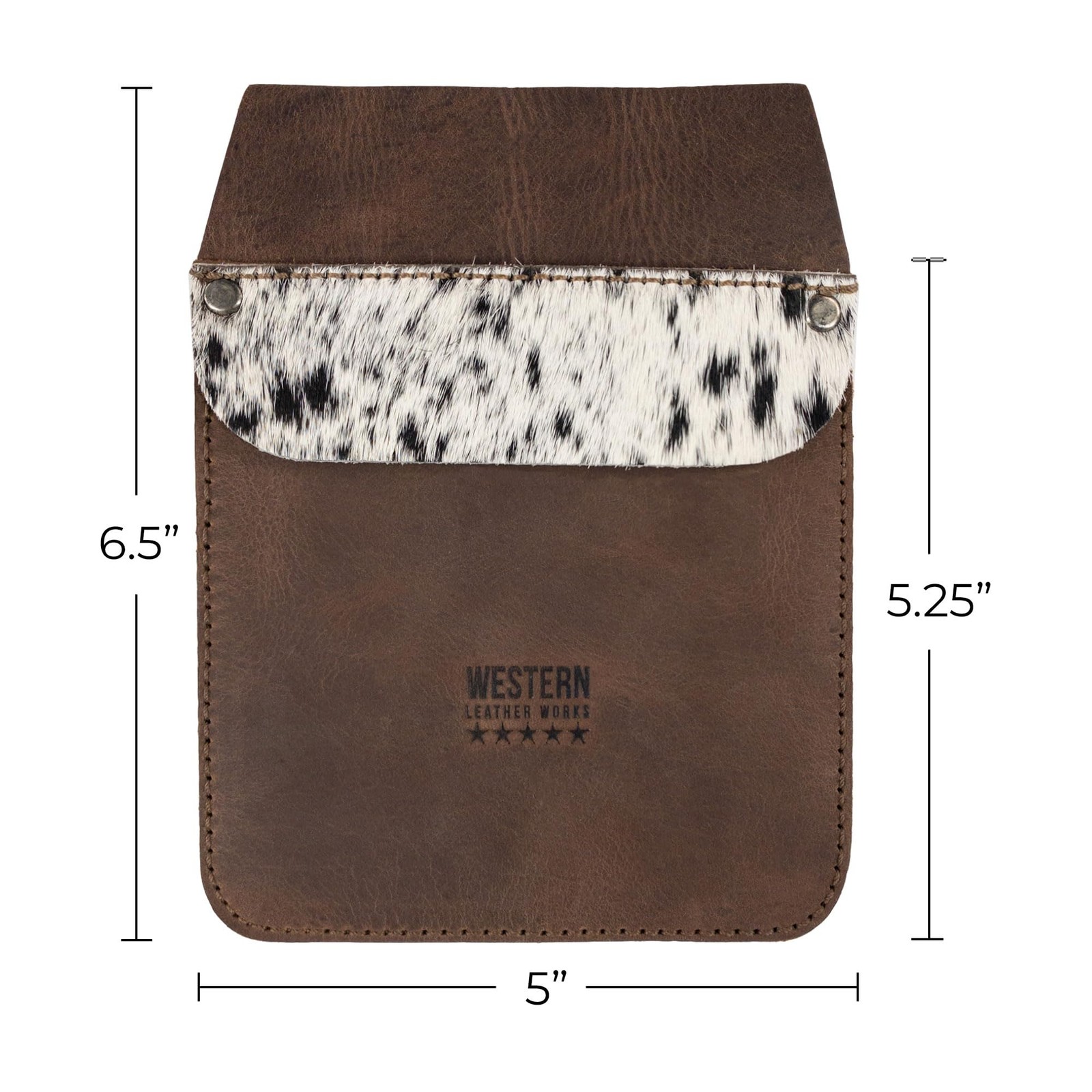Western Leather Works, Work Pocket Organizer for Tools Handmade from Full Gra…
