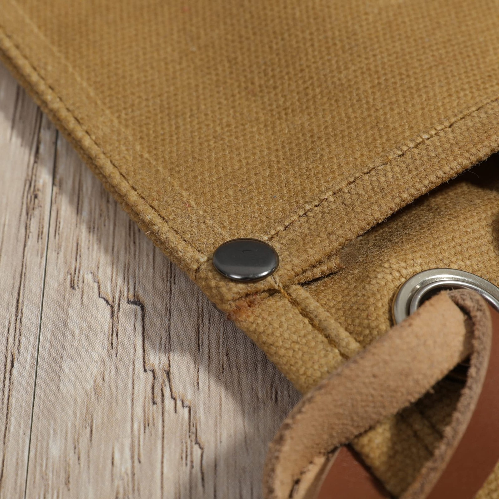 Heavy Duty Waxed Canvas Wrench Roll Up Tool Organizer Pouch 12.6×18.5