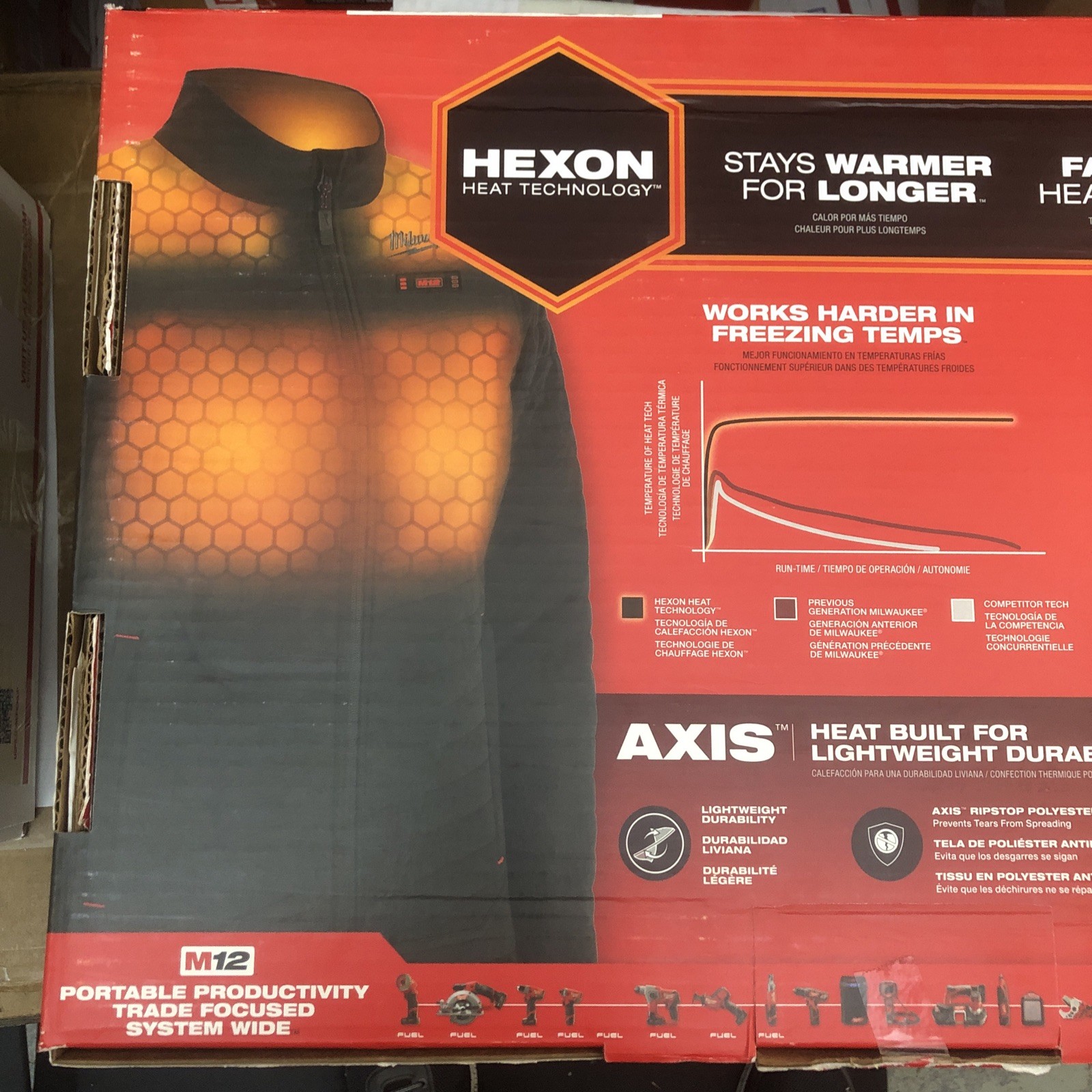 Milwaukee AXIS M12 Women’s Heated Jacket Kit Hexon Black F102B-21L New Complete