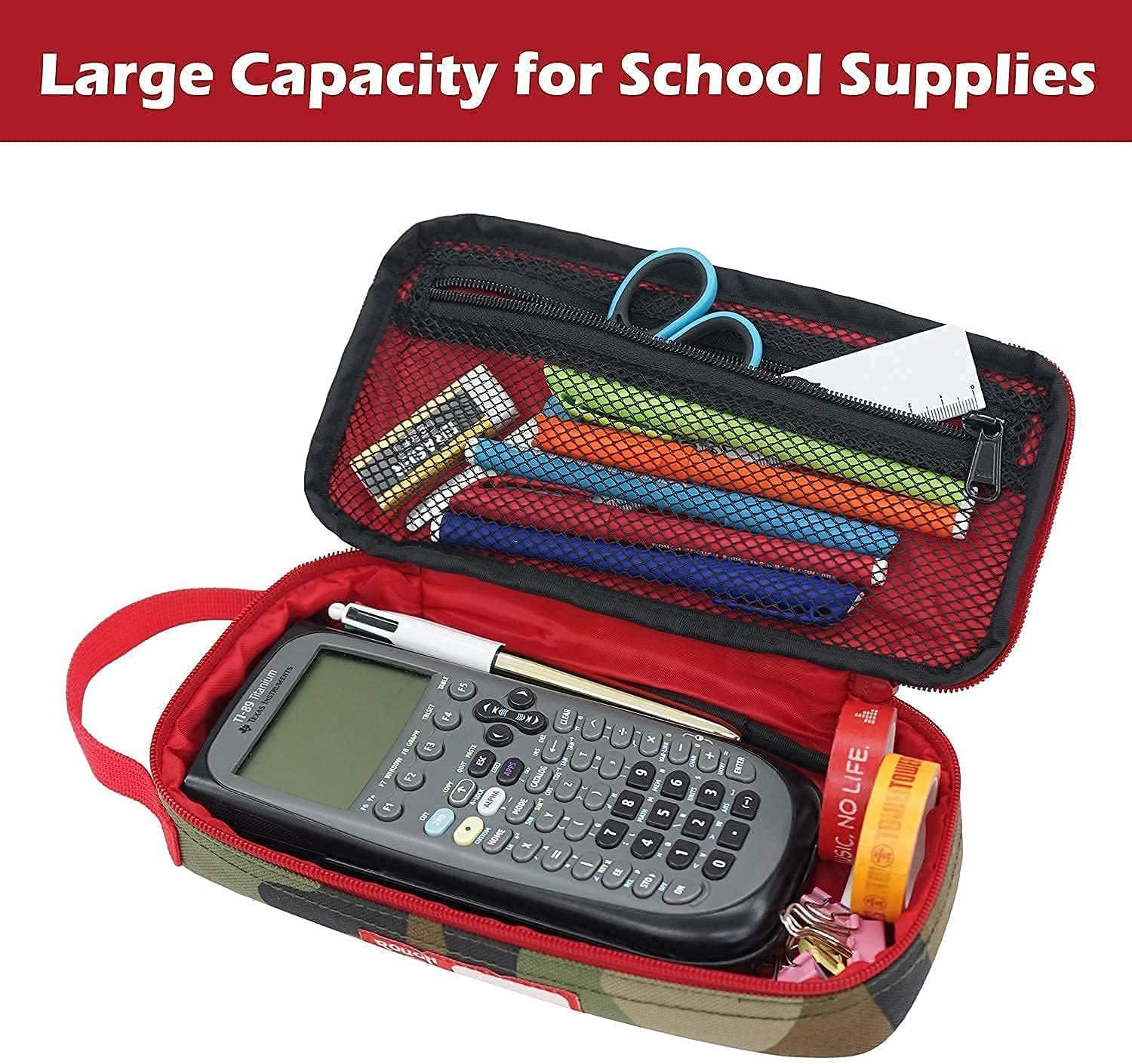 Compact Zipper Tool Bag Pouch with Handle for Easy Carrying – Rough Enough