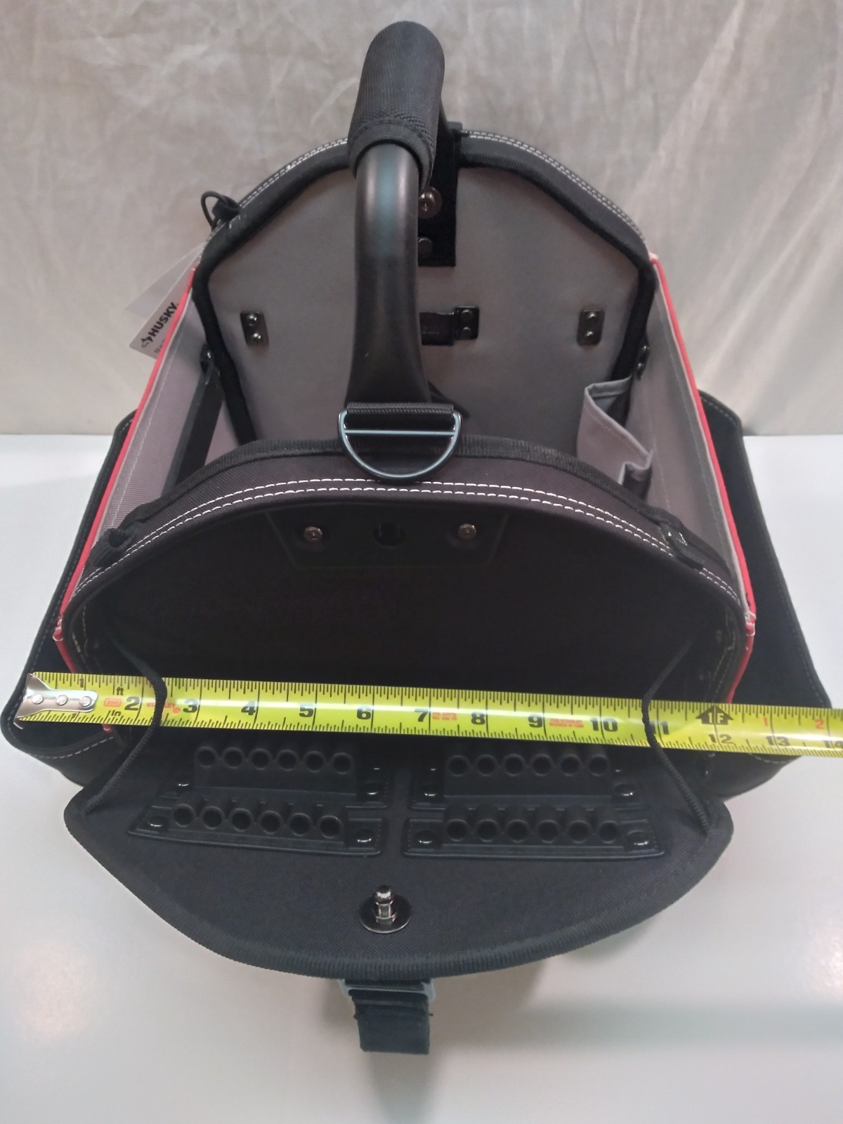 New Husky 12″ Tool Bag Electrician TOTE All Purpose Tote Cleaning Supply Holder