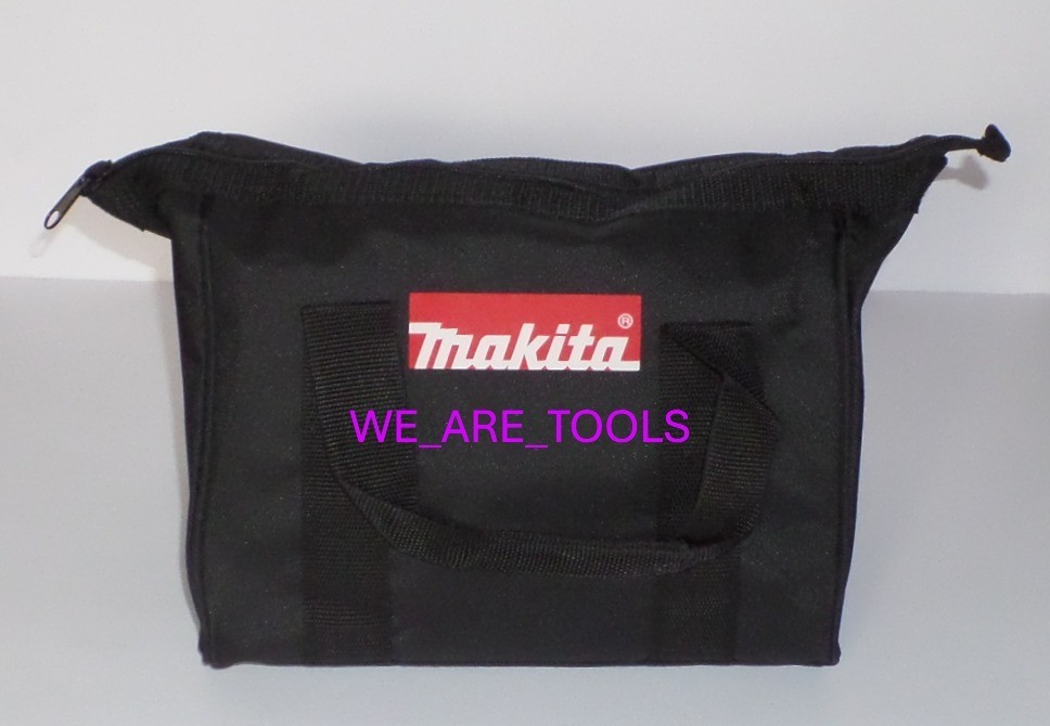 (2) Makita BLACK 11″x 9″ x 11″ Tool Bag/Case with Handles For 18V Drill, Strap
