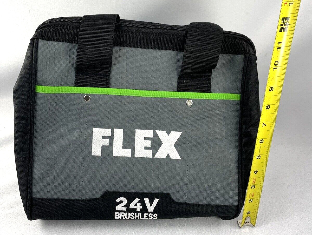 Flex Drill BAG ONLY Canvas Holds 24V Brushless Drill & Impact Driver NEW