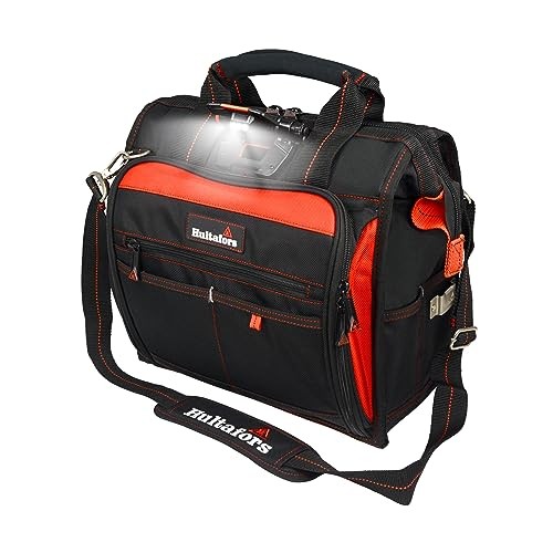 Work Gear HTL573 Lighted Technician’s Tool Bag, 55 Pockets, Heavy Duty