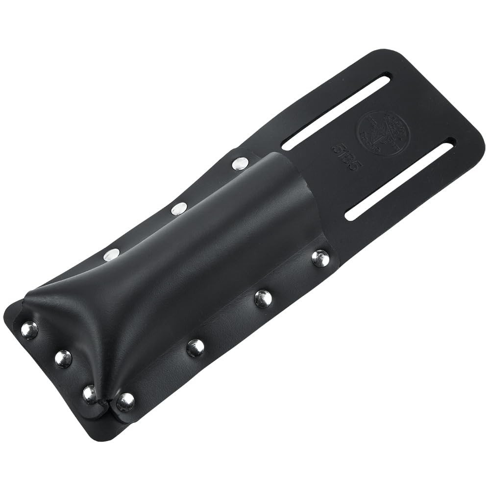Klein Tools Leather Utility Knife Holder Pouch Fits 2.5 Inch Belts Durable Black