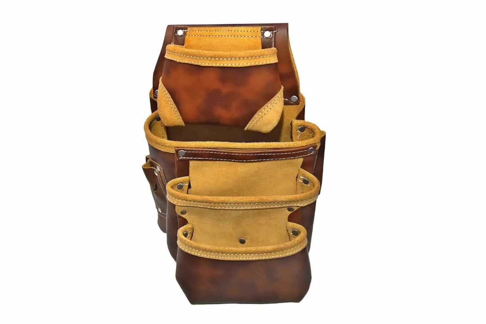 Leather Tool Pouch Belt Bag for Electricians Maintenance Tech Utility Pocket