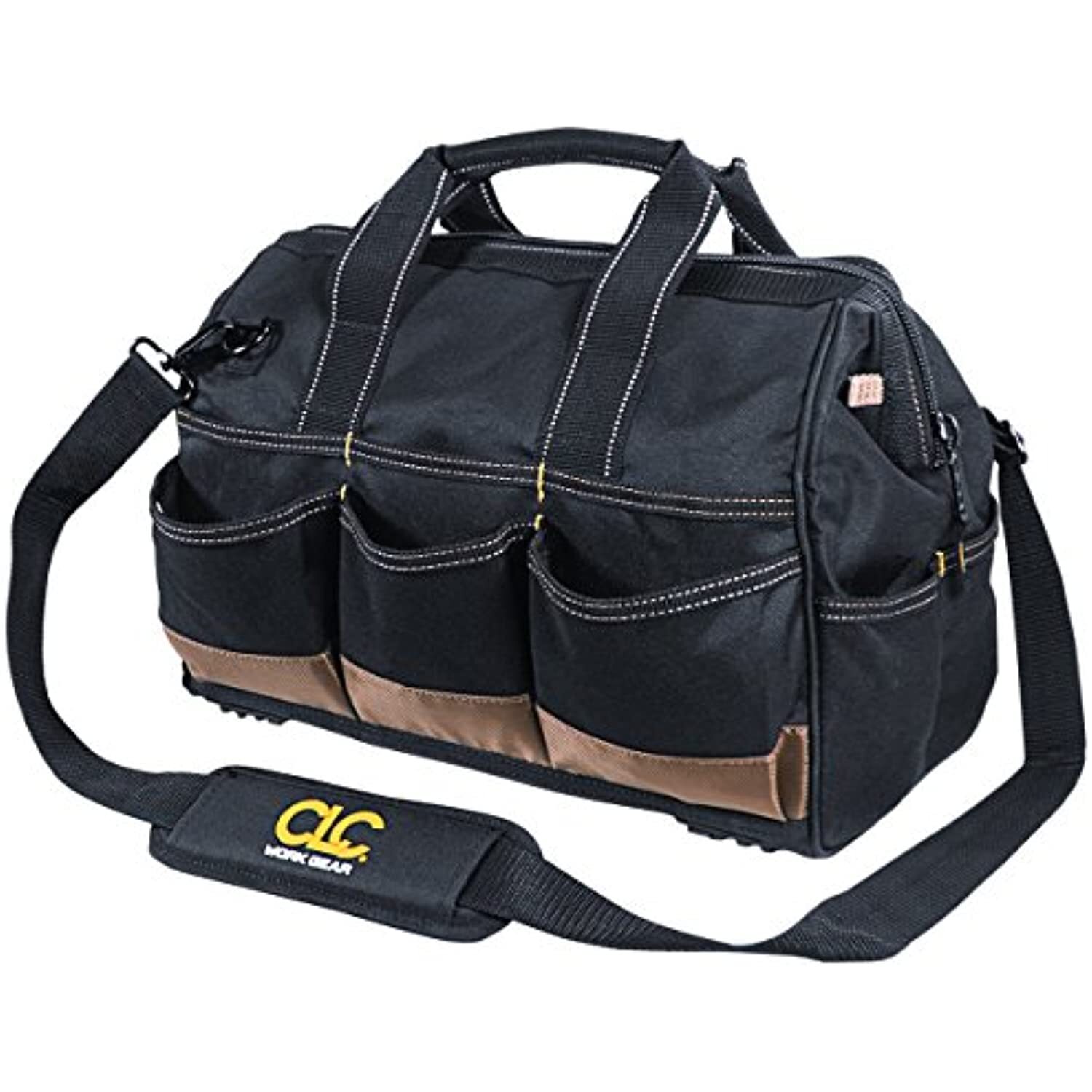 CLC Custom Leathercraft 1534 16 in. Tote Bag with Top Plastic Tray, 23 Pocket