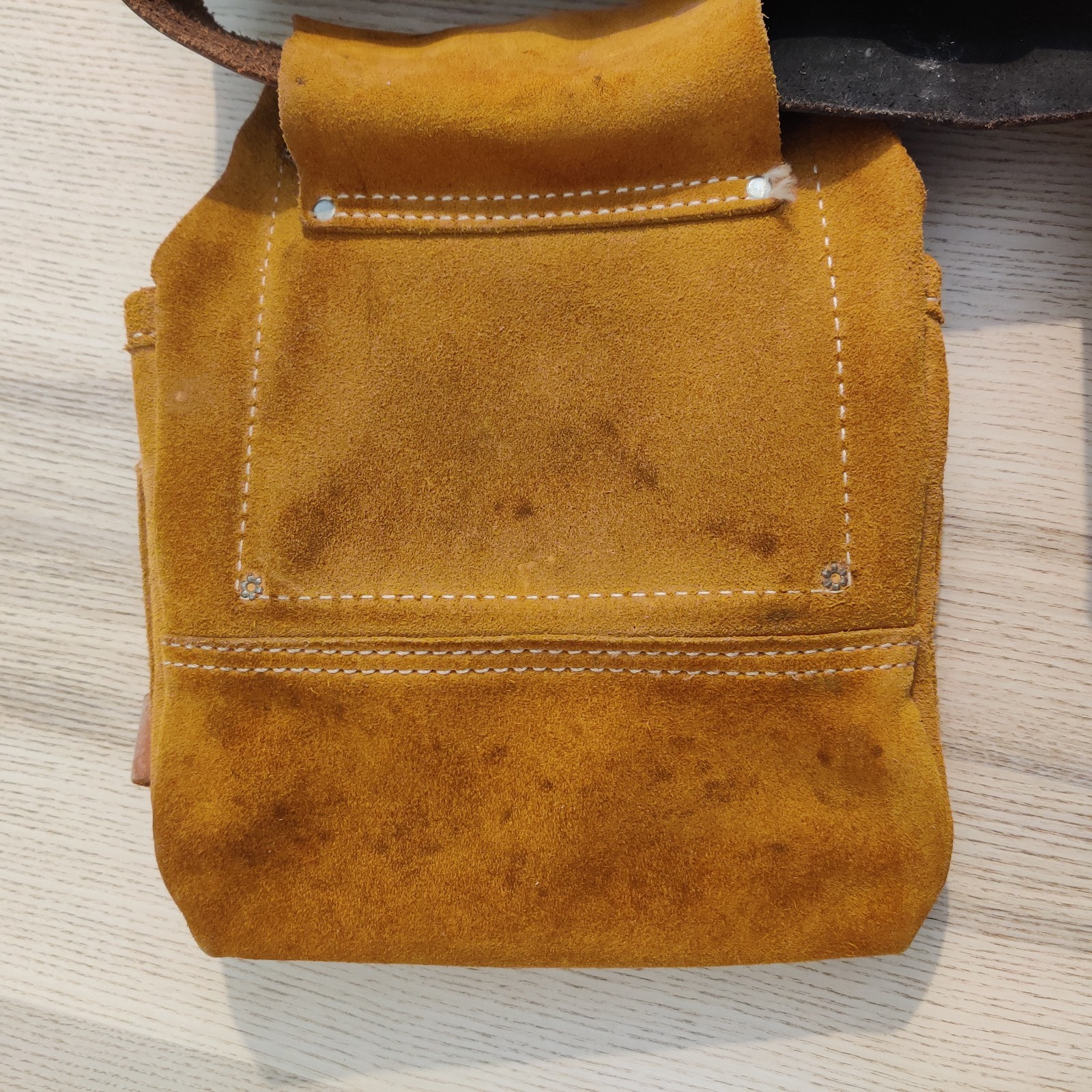 Craftsman 40391 Carpenter Leather Tool Belt 42-46 Tape Measure Holder CLC Pouch