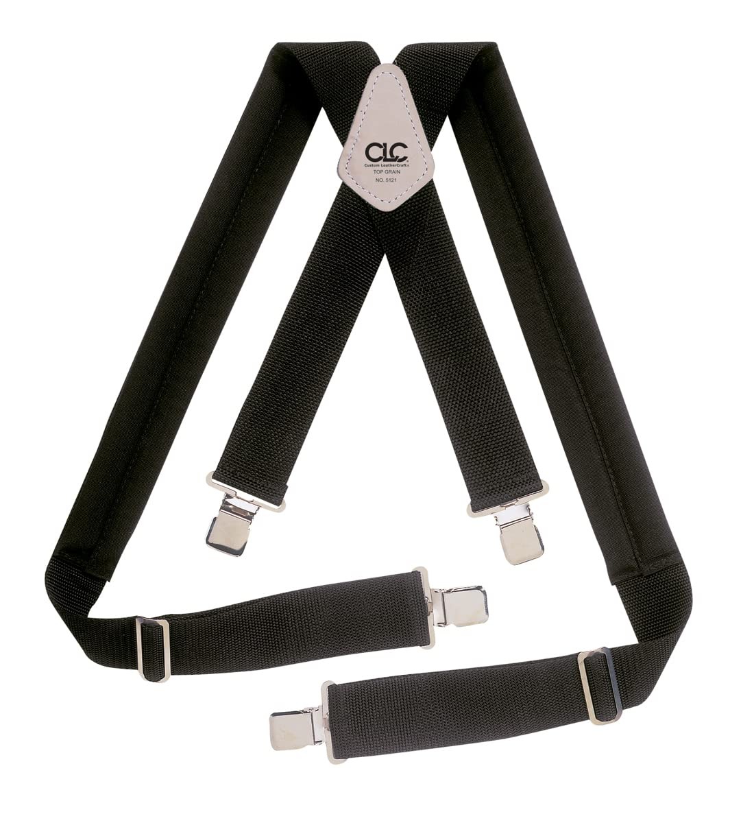 Ercraft 5121 Padded Work Suspenders Unisex Black