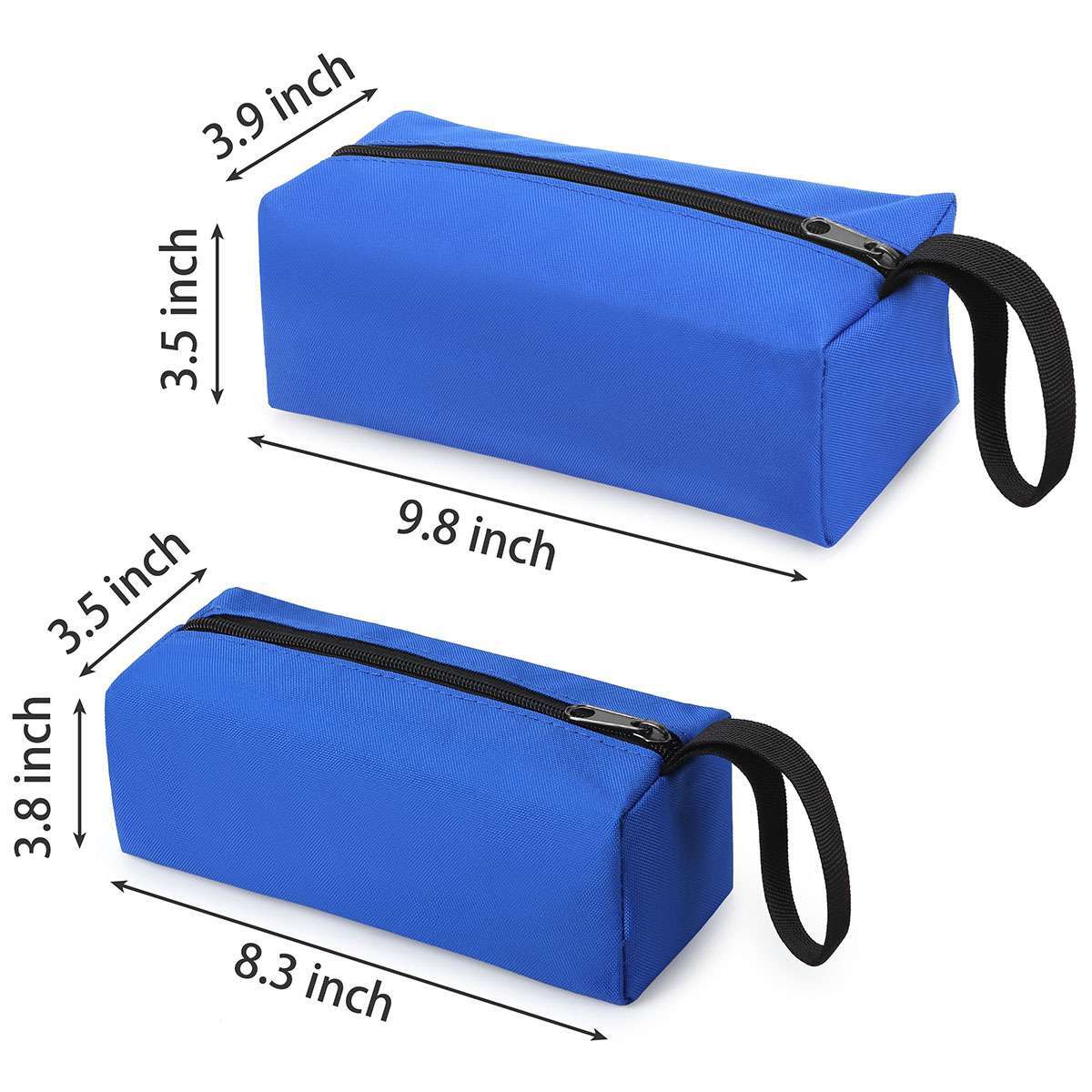 Oxford Cloth Tool Pouch Bag Zipper Small Multipurpose Organizer Pouch Heavy Duty