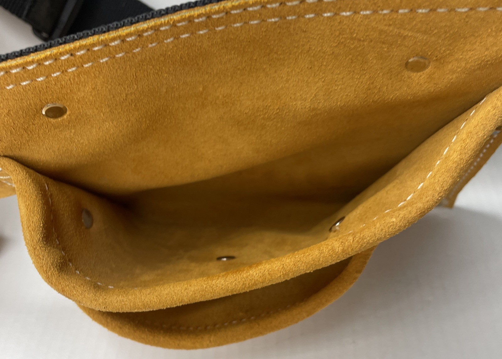 Custom Leather Tool Belt, No 370×2, Adjustable, Preowned Not Used